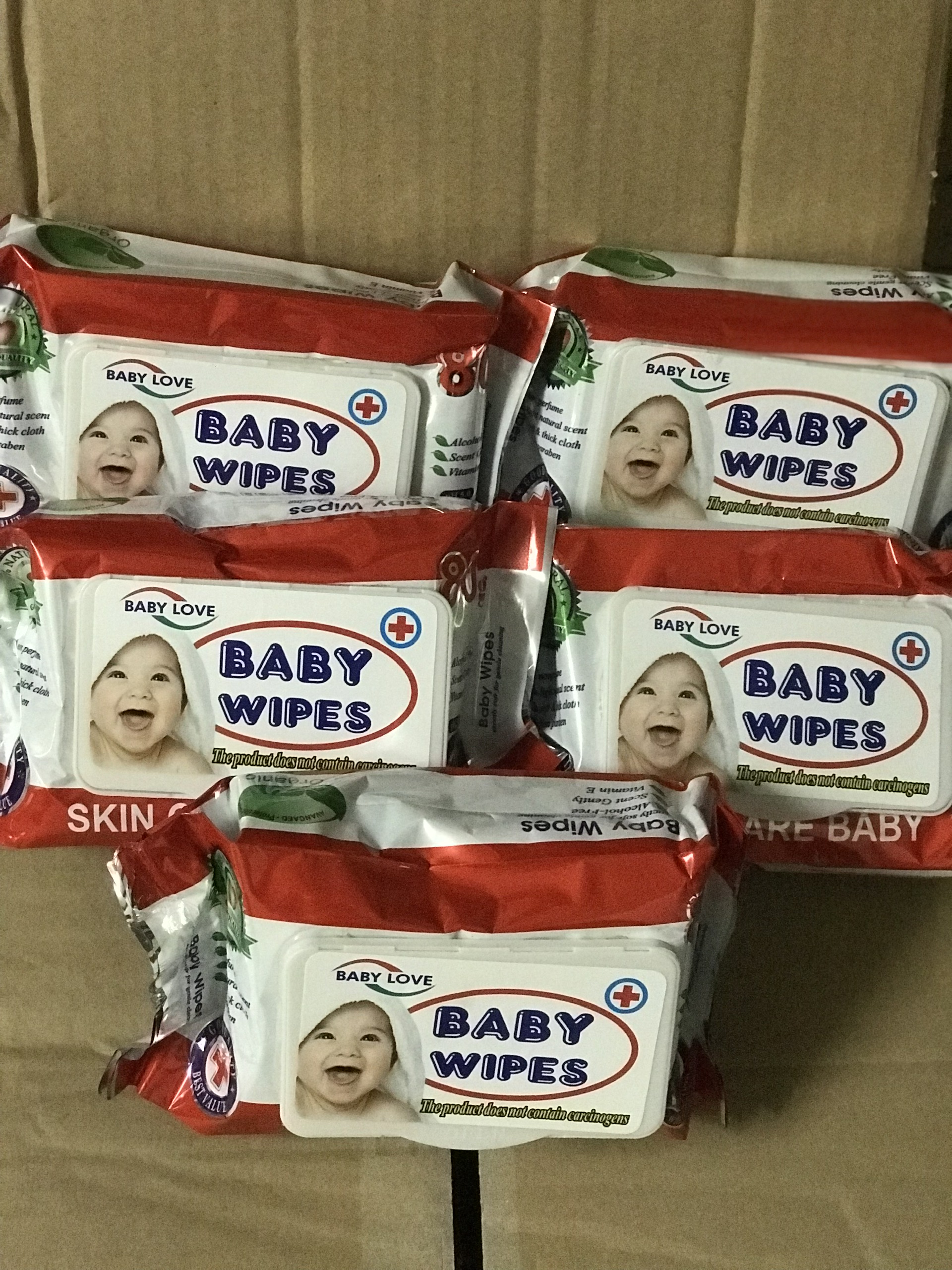 COMBO 5 BỊCH Khăn Giấy Ướt Baby Wipes Bịch 80g
