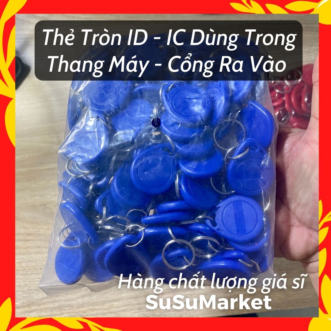 Thẻ từ ID 125 KHz và IC 13.56 Mhz [Thẻ & Móc Khoá]