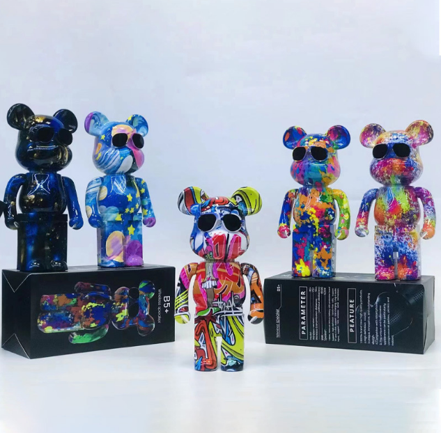 Loa Bluetooth B5+ Bearbrick Kaws B5 Plus Hình Gấu, Âm Thanh Sống Động, Nghe Nhạc Cực Hay