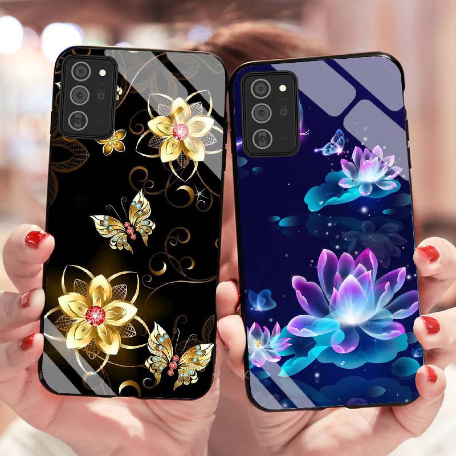 Ốp Samsung Note 20, Note 20 Plus, Note 20 Ultra Lưng Kính Cường Lực Mới ƞhất