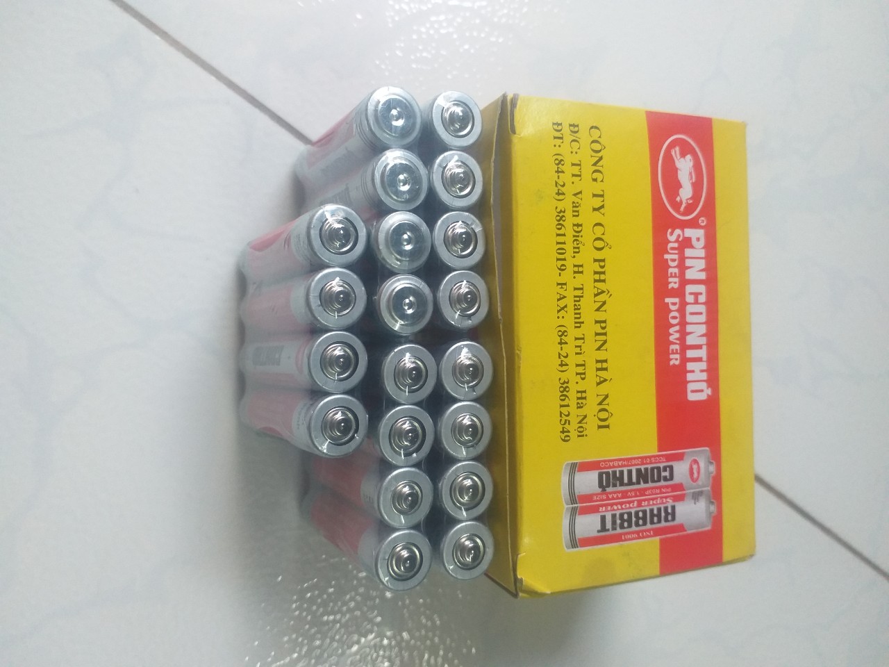 Pin Con thỏ AAA ( Pin đũa - loại nhỏ )