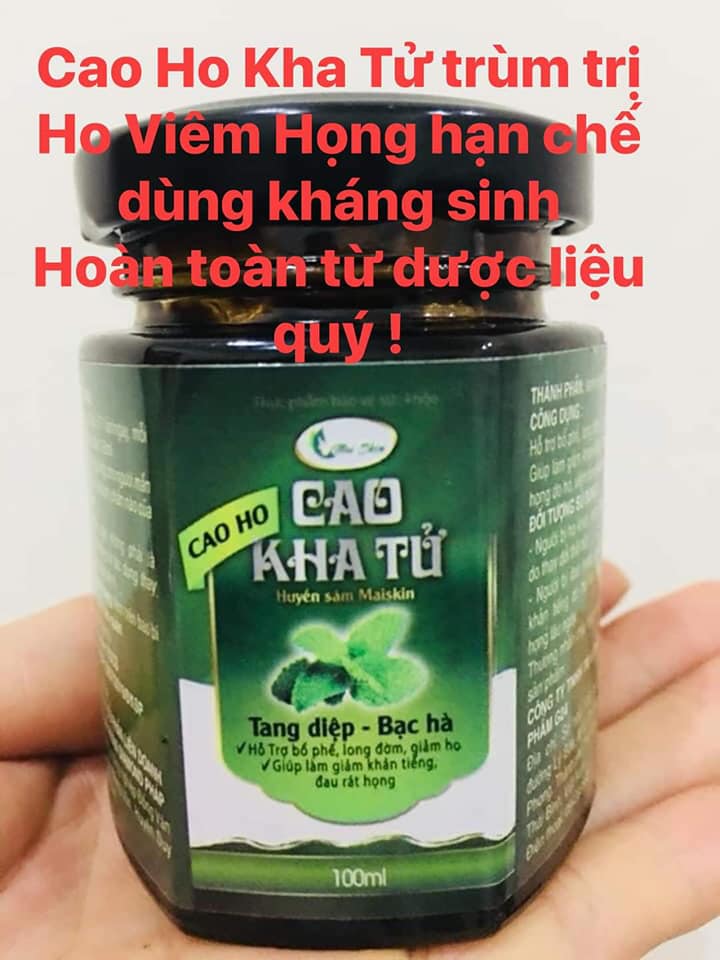 Cao trị ho cao kha tử 100 ml