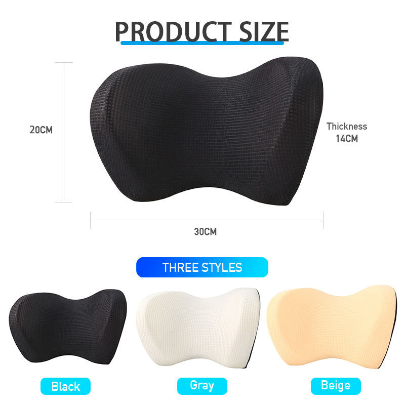 Xe Tựa Đầu Ghế Đầu Cổ Phần Còn Lại Bộ Nhớ Bọt Đệm Thoáng Khí Văn Phòng Ghế Cổ Gối Hỗ Trợ Bảo Vệ