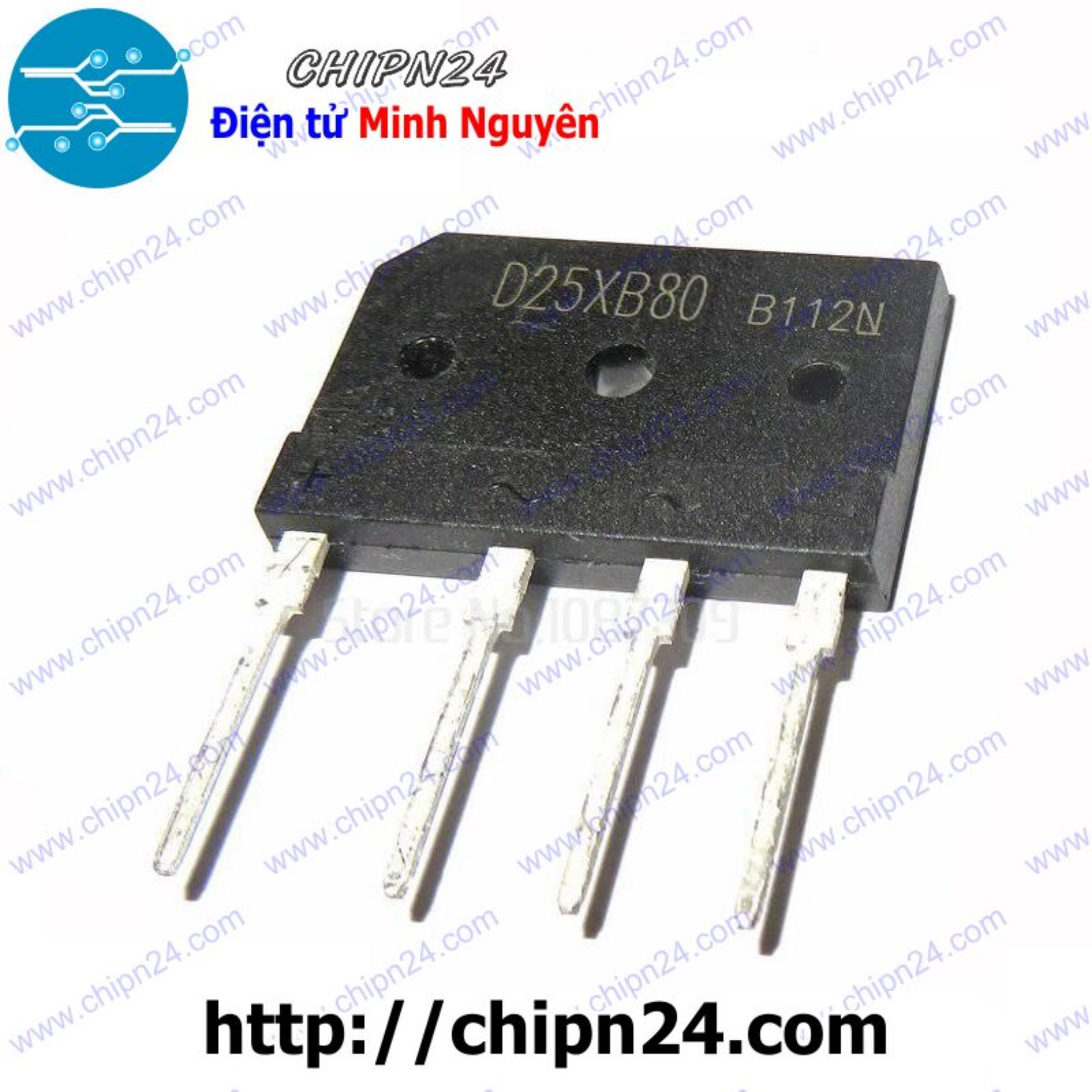 Cầu diode d25xb80 25a 800v