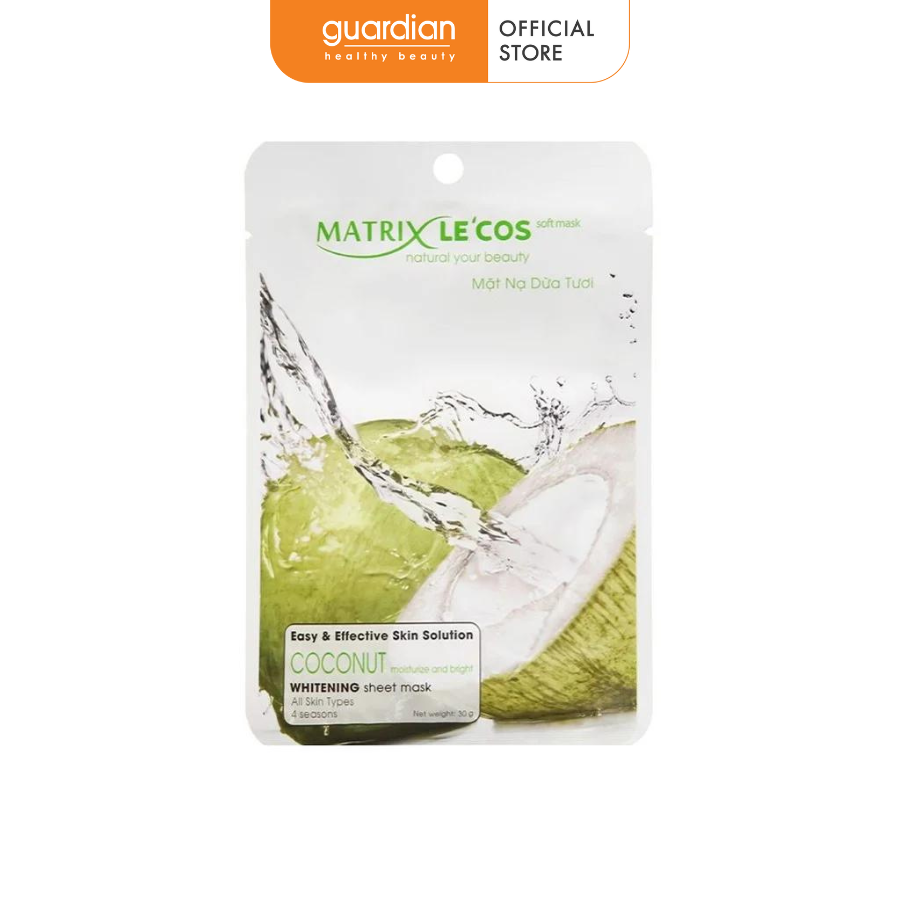 Mặt nạ matrix dừa tươi dưỡng ẩm 30gr