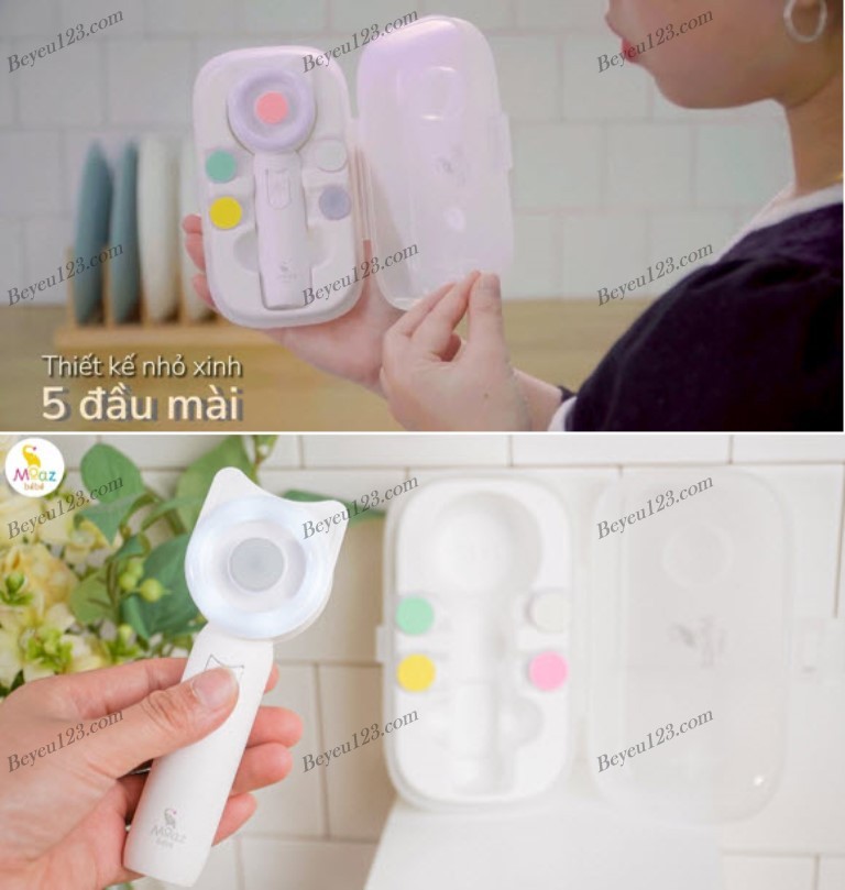 (MB080) Máy Dũa Móng Tay cho bé Moaz BéBé MB - 080 - dùng cho cả bé Sơ Sinh REVODICH