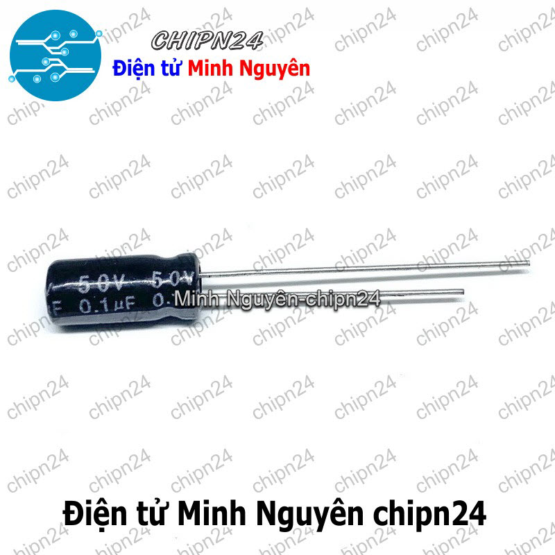 [25 con] (G45.1) Tụ hóa 0.1uF 50V (5x12mm)