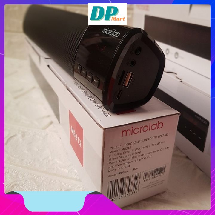 Loa Bluetooth Microlab MS212 , FM, Thẻ nhớ, USB, AUX,- Chính Hãng