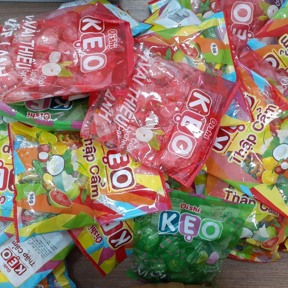 Combo 5 gói kẹo oshi đủ vị 90g