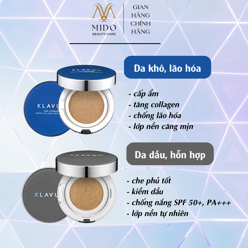[FREESHIP50K] Phấn Nước Cushion KLAVUU MIDO SHOP