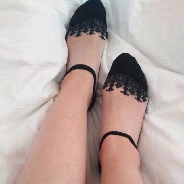 SÉT 10 ĐÔI TẤT  CÔNG CHÚA REN LƯỚI