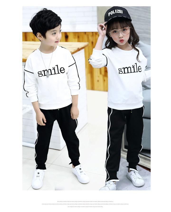 BỘ QUẦN ÁO THU ĐÔNG SMILE DỄ THƯƠNG CHO BÉ 16-40KG