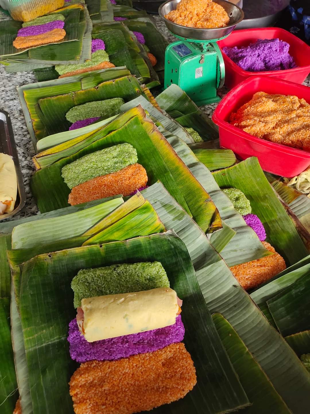 Bánh Tét Trà Cuôn Chay Cuộn Đòn 1kg