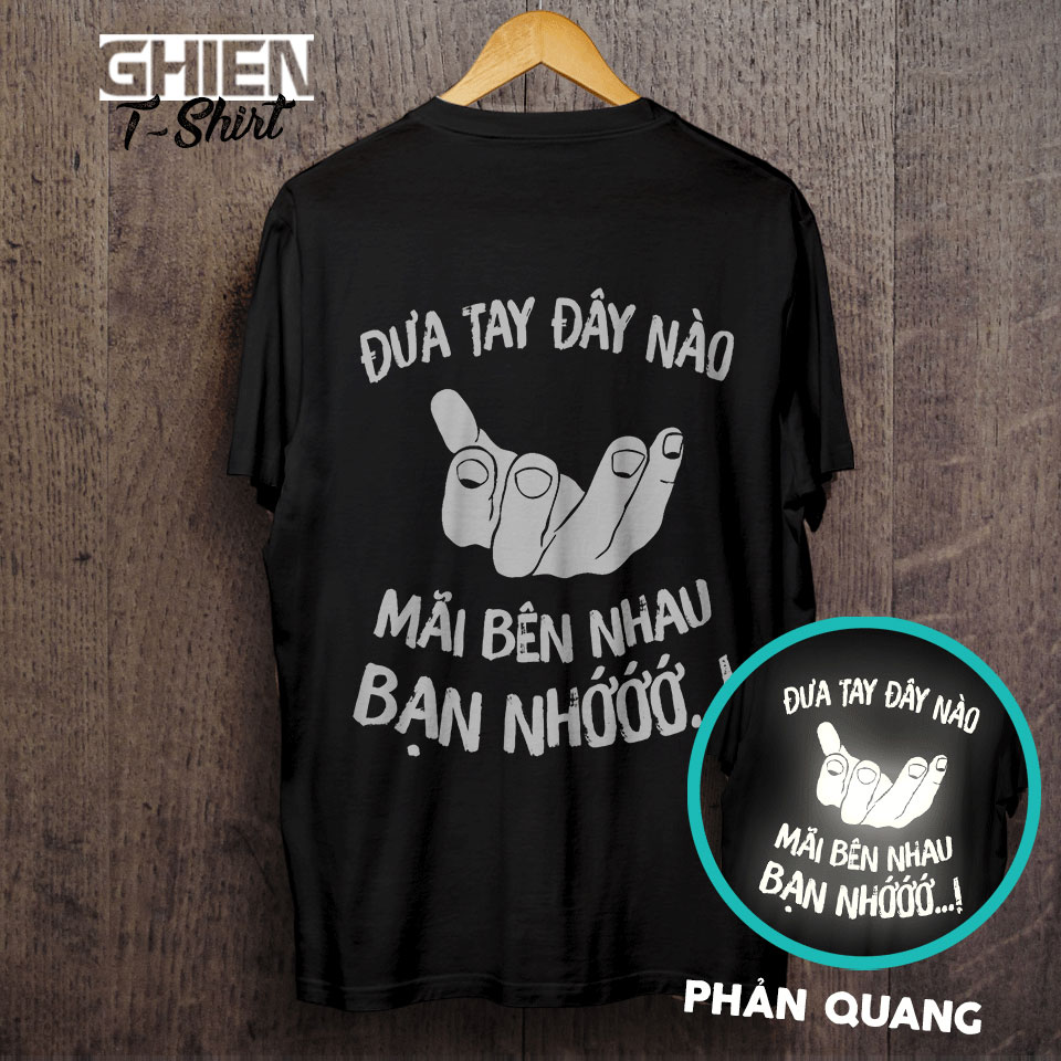 [HCM]Áo thun phản quang UMAD Đưa Tay Đây Nào cổ tròn phông Unisex nam nữ vải thể thao có Big Size