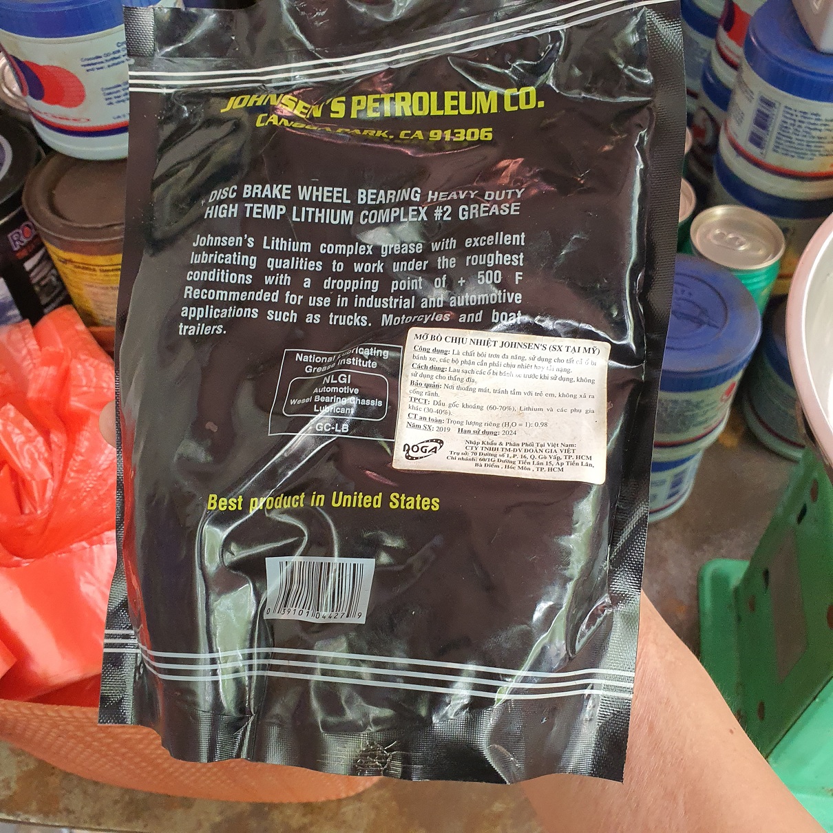 1kg Mỡ bò cao cấp Johnsen’s hàng nhập USA