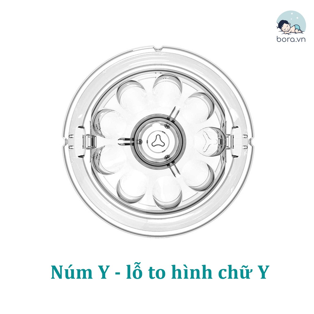 Bình sữa Avent Natural thủy tinh 60ml 120ml 240ml [Được chọn núm 0 - Y][Cam kết chính hãng]