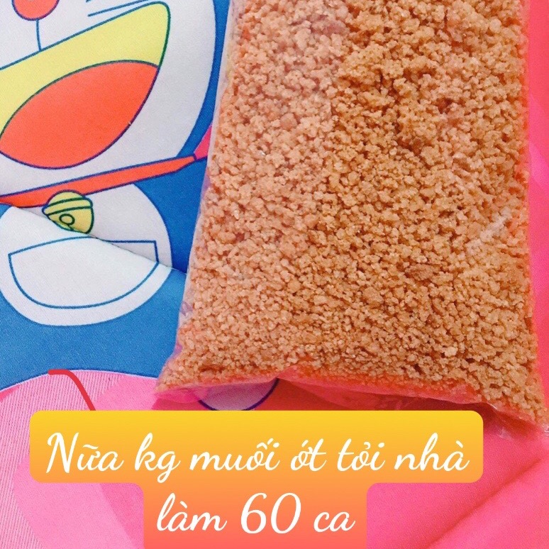 Muối ớt tỏi nhà làm nữa (kg loại vừa ăn)