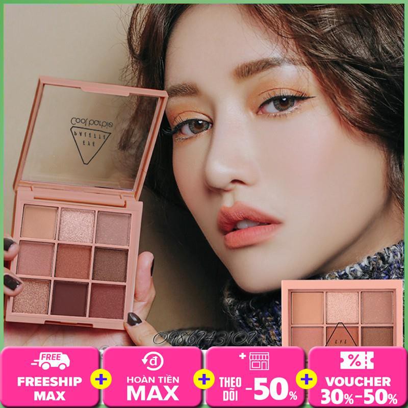 Bảng phấn mắt Coolbarbie Eye Palette tông cam đất cam đào