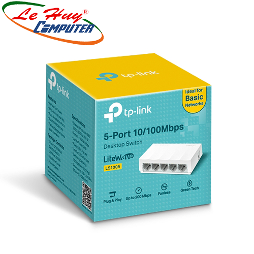 Thiết bị chia mạng tp-link ls1005 5 cổng 10/100mbps