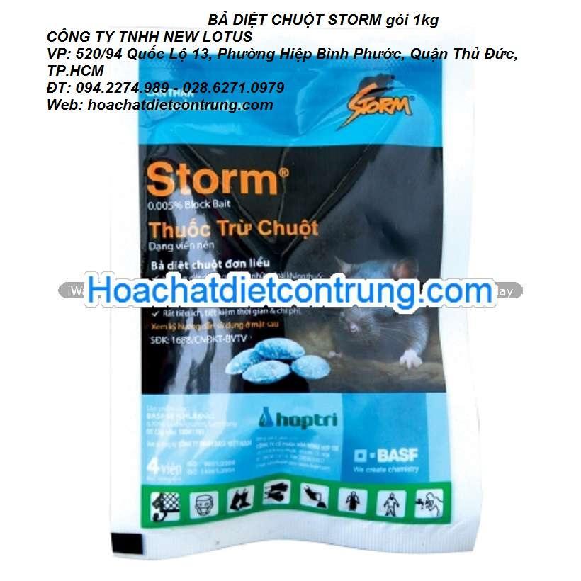 THUỐC DIỆT CHUỘT STORM( BASF-ĐỨC) 250VIEN 1KG