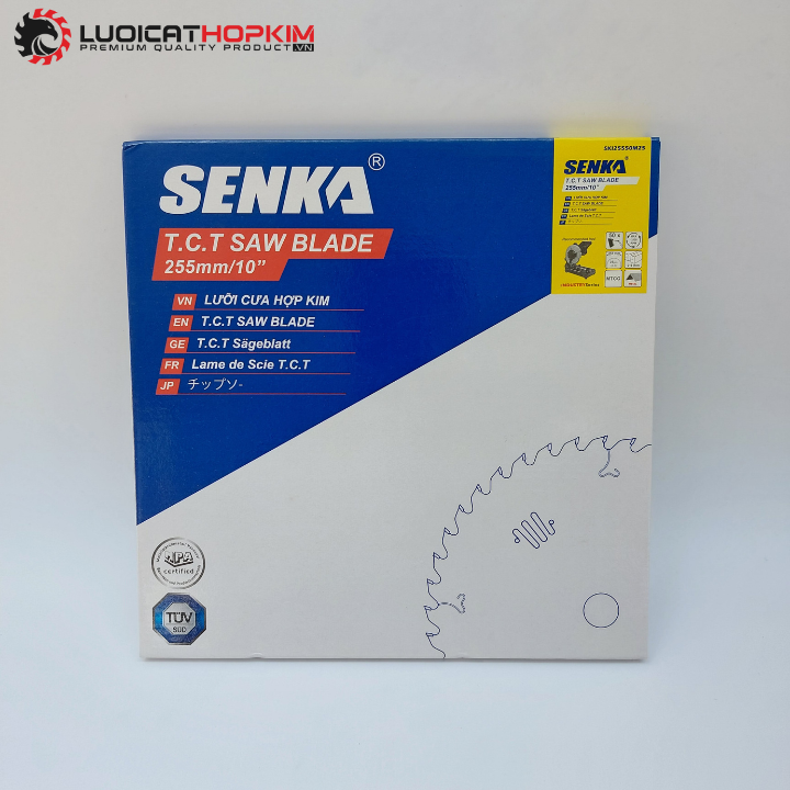 Lưỡi cưa sắt hợp kim 255mm SENKA
