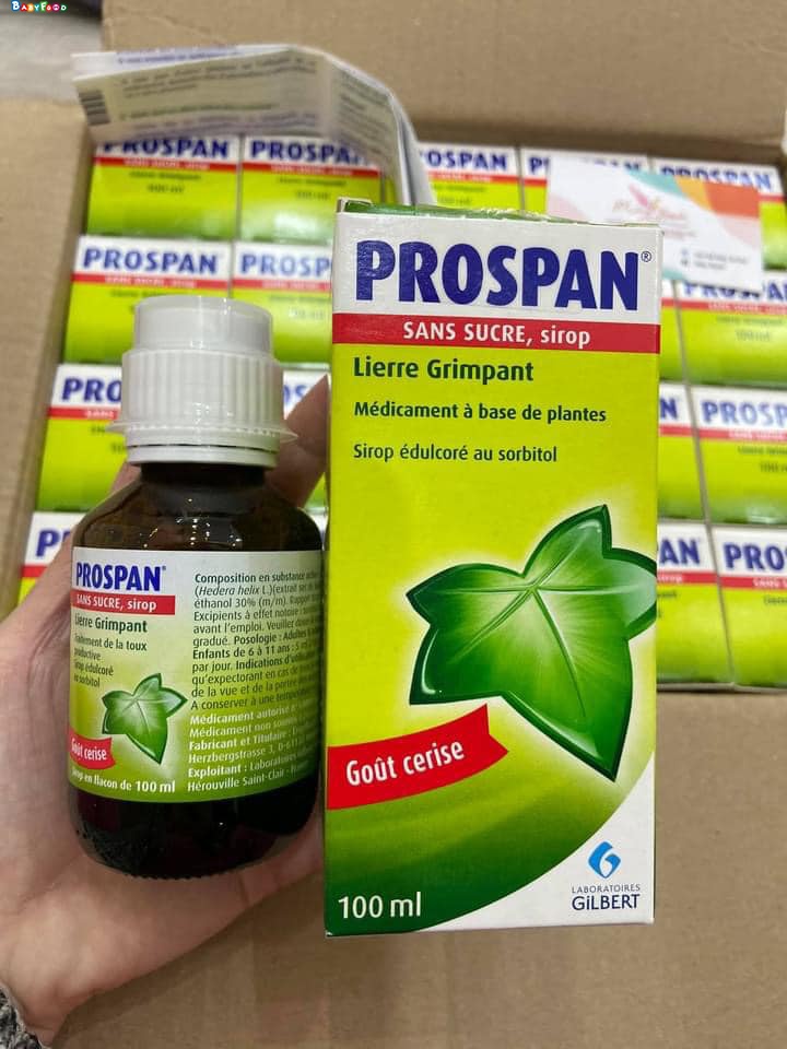 Siro Ho Prospan Đức 100ml Cho Bé Từ 1 Tháng Tuổi