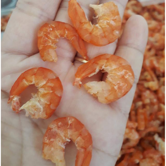 Tôm khô thiên nhiên Cà Mau size trung ít mặn, ngọt thịt (250g)