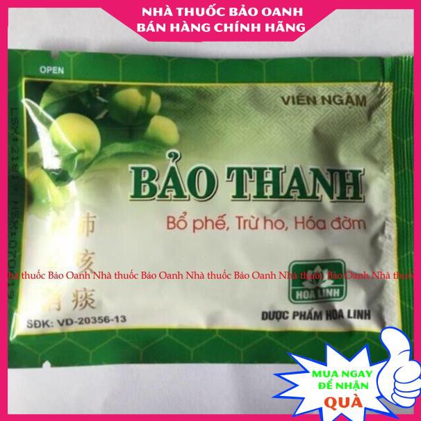 Viên ngậm Bảo Thanh - Vỉ 5 viên