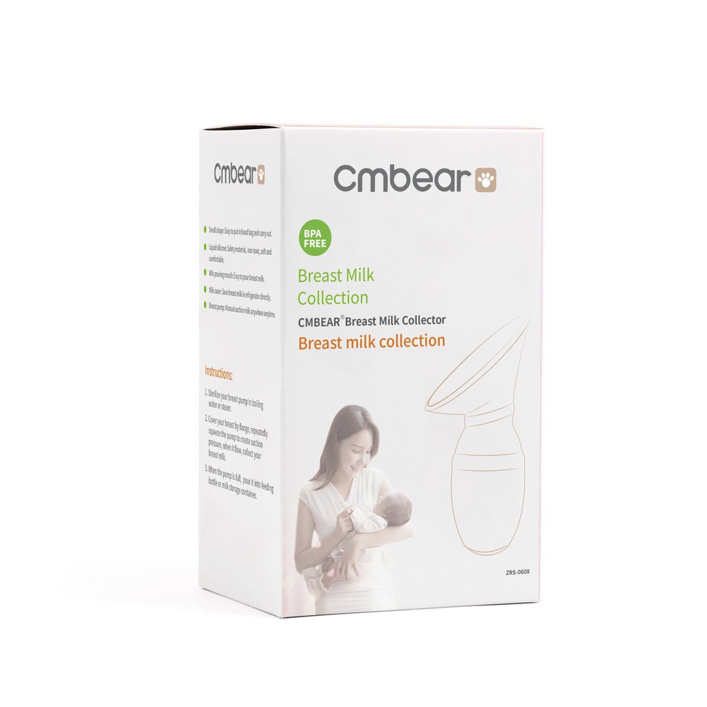 Cốc hứng sữa cmbear phễu hứng sữa cho mẹ Ankids