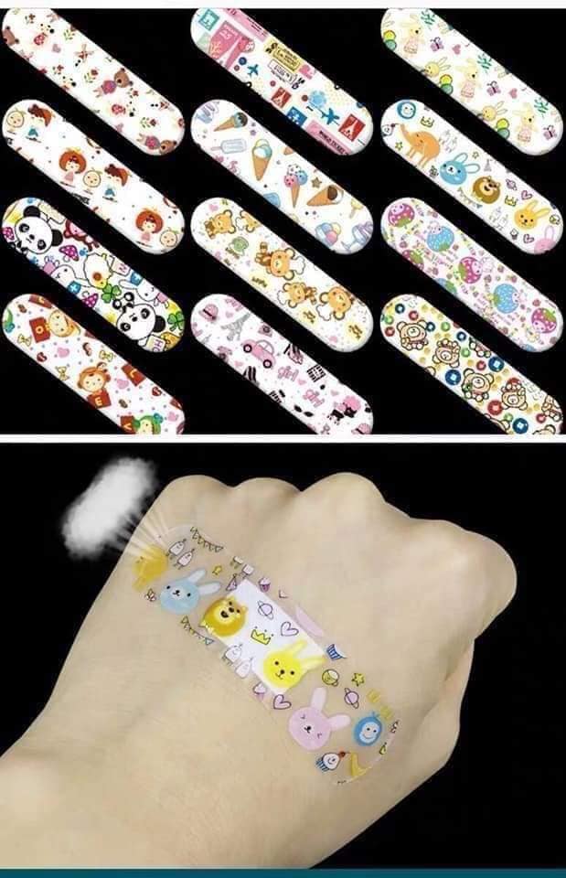 (120 miếng) Băng ơ gâu siêu kute cho bé-ơ gâu hình trẻ em-Ơ gâu cho bé-Ơ Gâu Hoạ Tiết Hoạt Hình Ngộ Nghĩnh