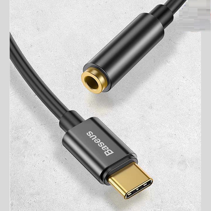 Cáp chuyển đổi Type C sang cổng 3.5mm Baseus L54 chính hãng
