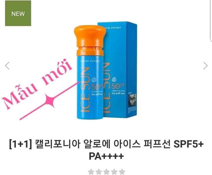 [HCM]Kem Chống Nắng Nature Republic Ice Sun SPF50