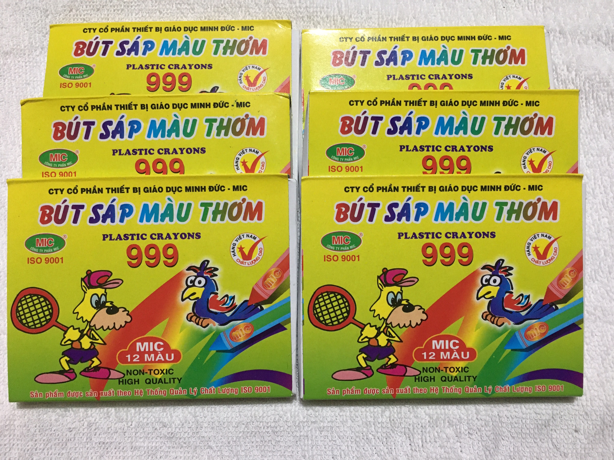 Bút sáp màu thơm MIC 12 màu