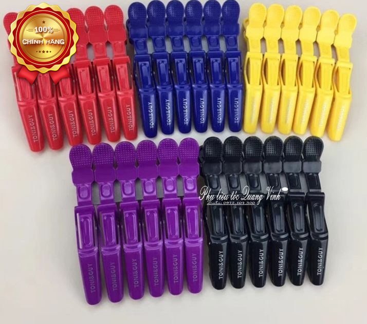 sét cây kẹp tóc cá sấu 5 cây