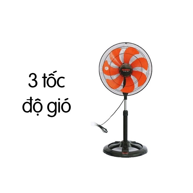 Combo 02 Quạt Senko Lts1636 tặng móc dán tường (giao màu ngẫu nhiên)