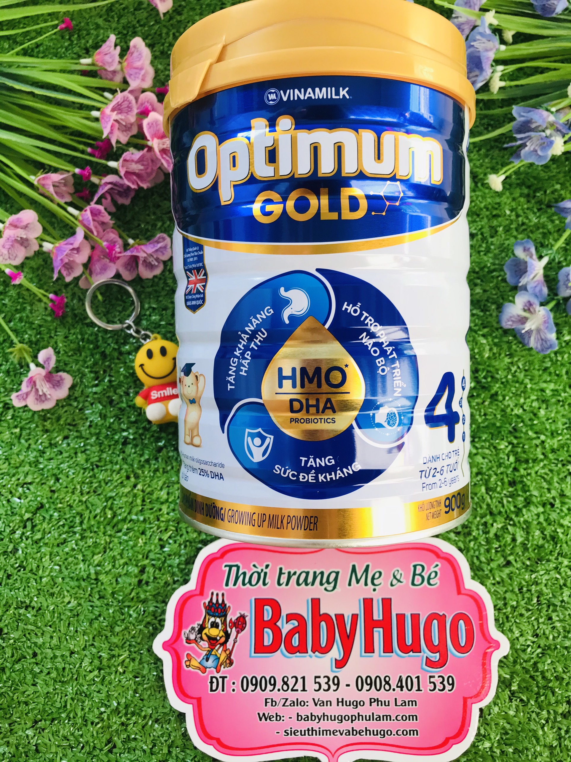 DATE MỚI Sữa Optimum Gold 4 HMO 900g trẻ từ 2 6 tuổi