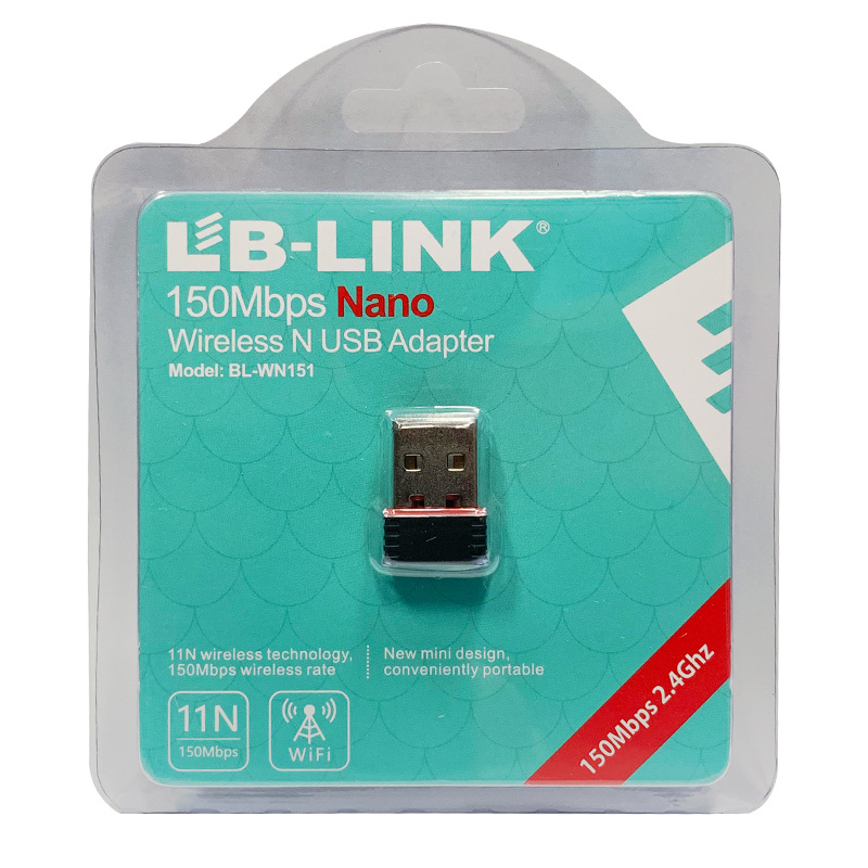 USB thu wifi LB-LINK BL-WN151 Nano - Hàng chính hãng