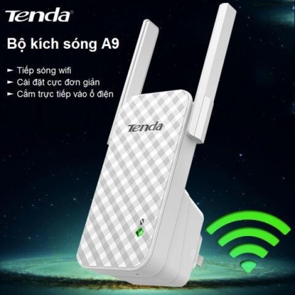 Bảng giá Kích sóng WI-Fi cực mạnh Tenda A9 tốc độ 300Mbps (Trắng) Phong Vũ
