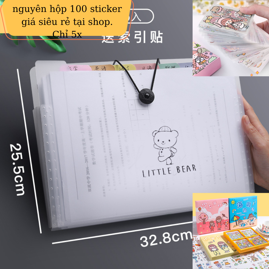 Cặp đựng tài liệu A4 5-812 ngăn phân trang - file lưu trữ tài liệu cấp ...