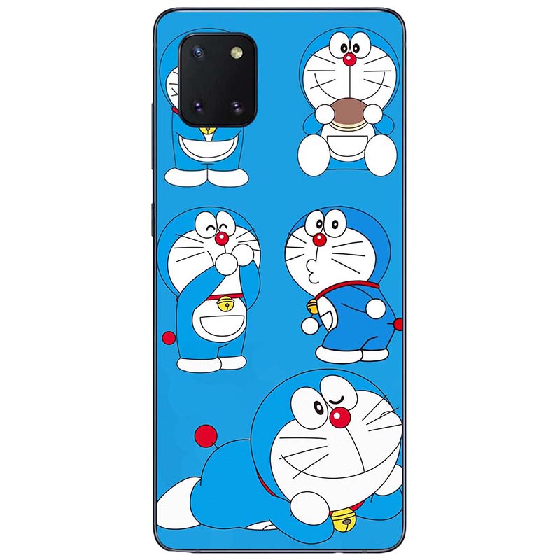 Ốp lưng dành cho Samsung Galaxy Note 10, Note 10 Plus, Note 10 Lite, Note 20, Note 20 Ultra mẫu Doraemon ham ăn