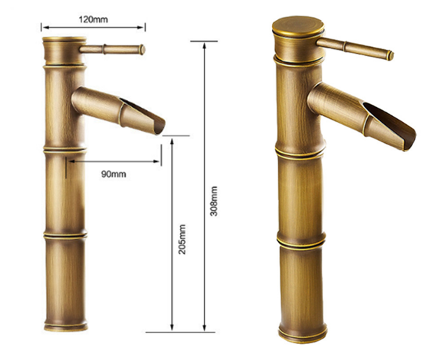 Vòi Lavabo cao giả cổ nóng lạnh MS8