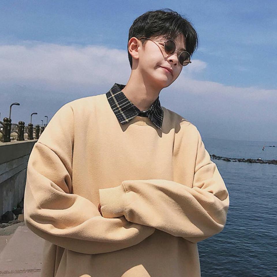 ÁO HOODIE NAM TRƠN KHÔNG NÓN CỰC CHẤT