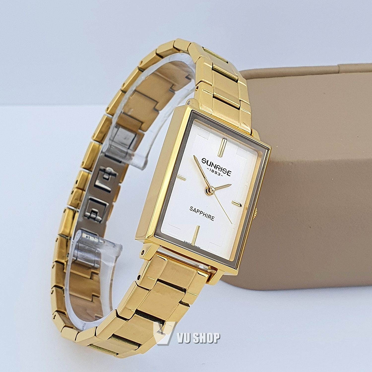 Đồng hồ nữ sunrise 9015sa kính sapphire chính hãng