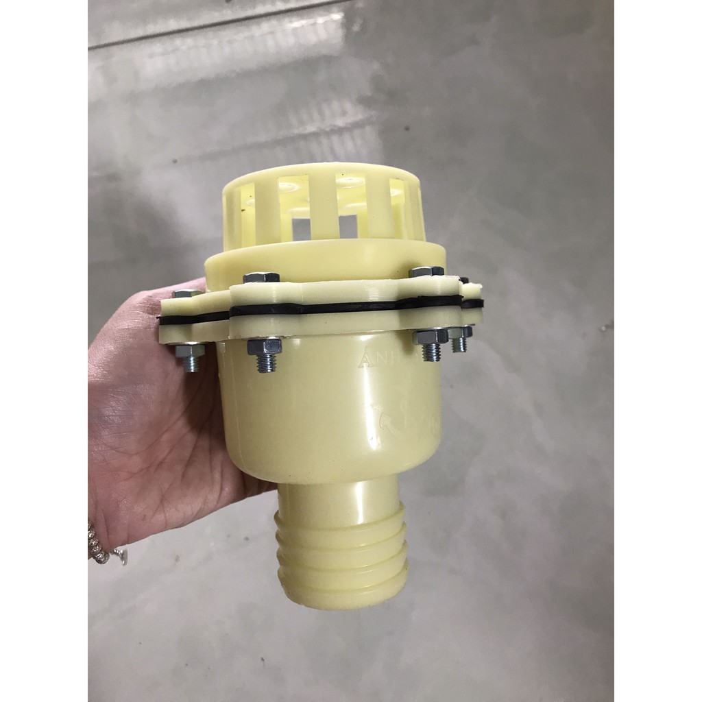 Lúp Bê Máy Bơm Nước nhựa trắng (Rọ Lọc, Rọ Bơm, Giỏ Hút Nước) phi 50, phi 60, phi 75