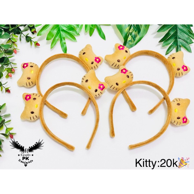 [HCM]Băng đô cài tóc hoạt hình mèo kitty
