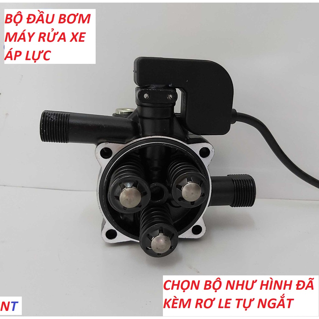 Bộ Đầu Bơm Máy Rửa xe mini