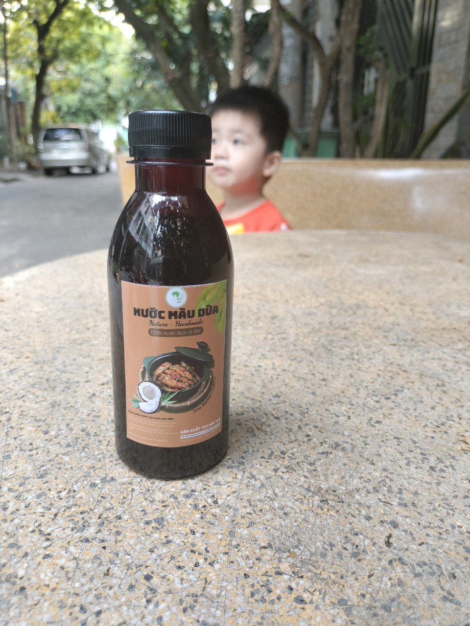 Nước màu dừa Bến Tre nguyên chất loại 1 dùng kho cá, thịt 100% từ nước dừa tươi