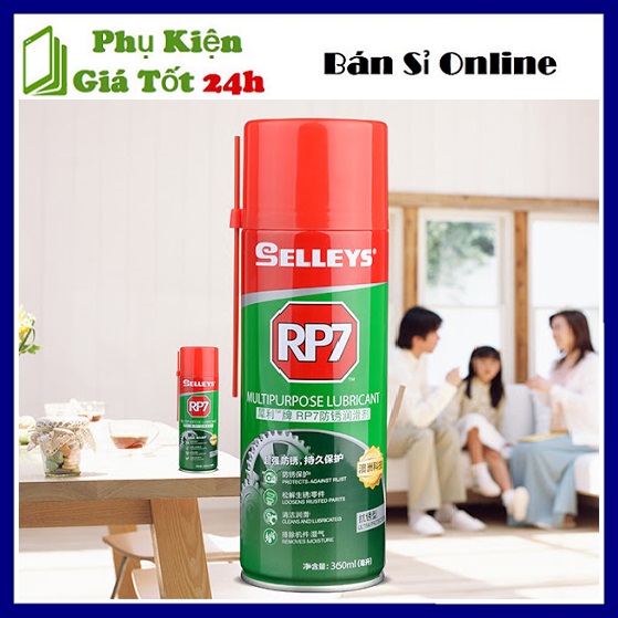 ⚡ Bình Xịt - Chai Xịt Chống Gỉ Sét RP7 Loại 300g -  Dầu Chống Rỉ Sét Và Bôi Trơn Đa Dụng RP7 ⚡