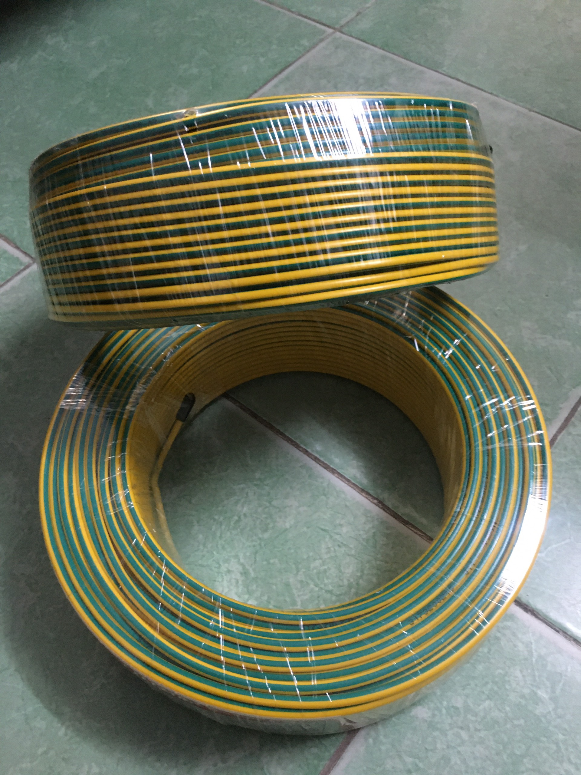 10m Dây tiếp địa vàng xanh 1x6