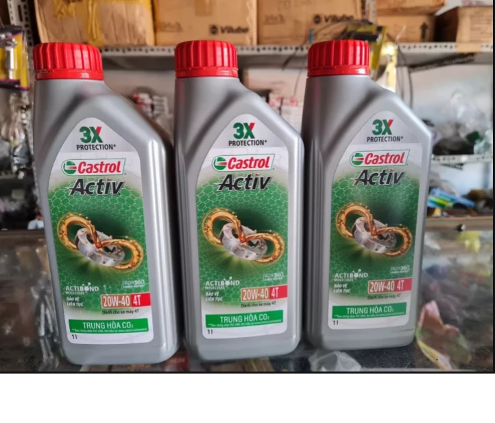 [HCM]Nhớt Castrol Activ 20W40 , 800ml